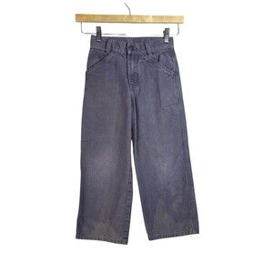 Patagonia Boys Gray Cotton Y2K Wide Leg Pants Size 8